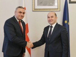 დავით მათიკაშვილი ტაჯიკეთის რესპუბლიკის ელჩს შეხვდა