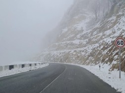 გზა თოვლი