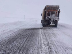 გზა თოვლი