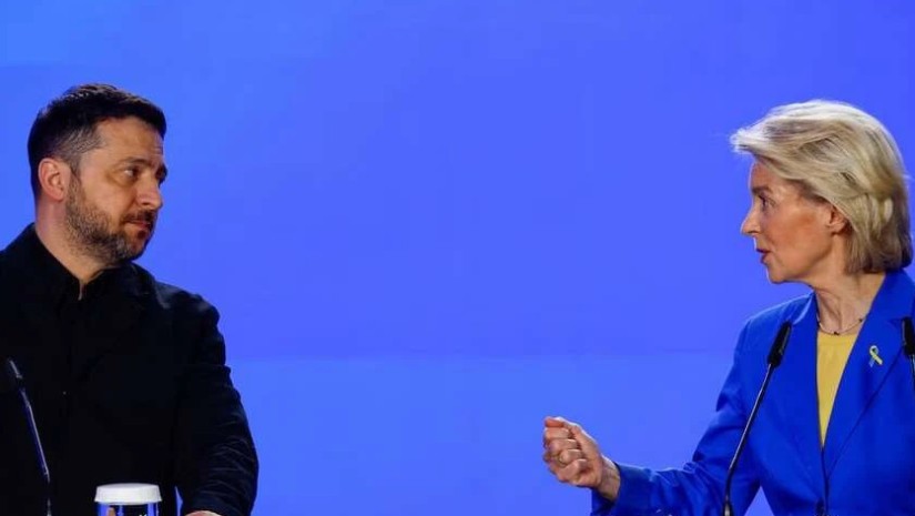 ვოლოდიმირ ზელენსკი ურსულა ფონ დერ ლაიენი