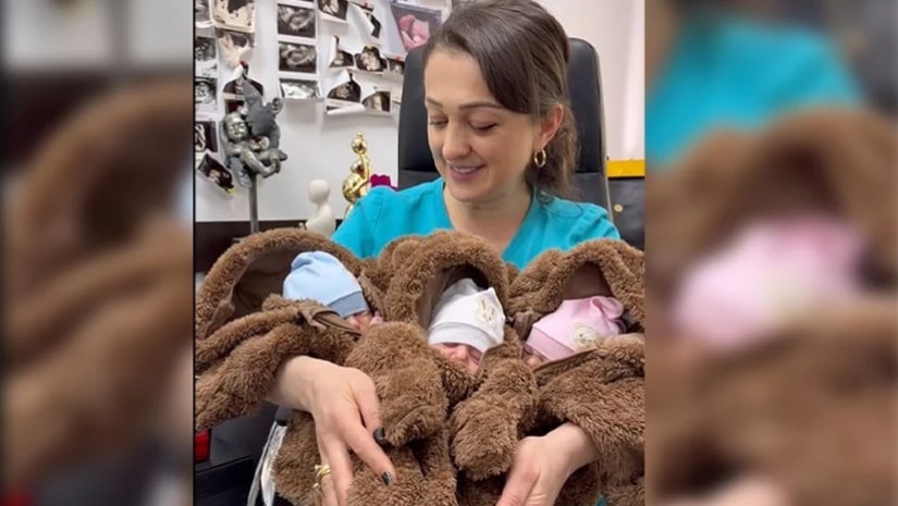 სამი ტყუპი გოგო