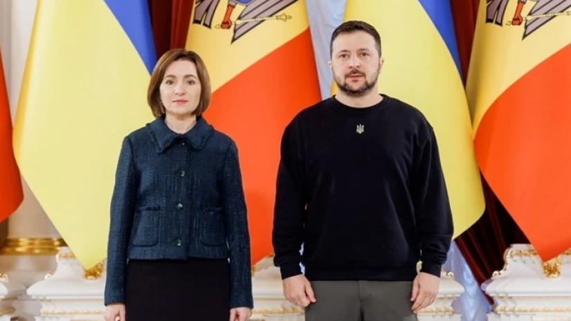 ზელენსკი და მაია სანდუ