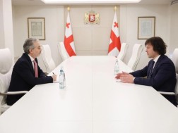 ირაკლი კობახიძე ისრაელის ელჩს შეხვდა