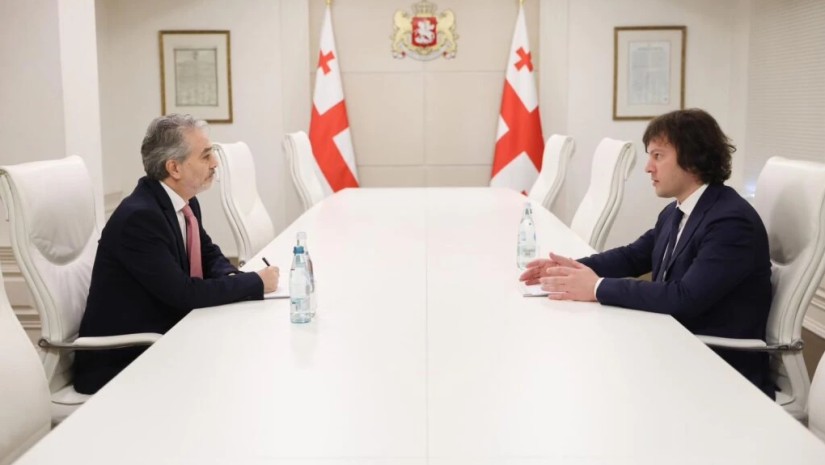 ირაკლი კობახიძე ისრაელის ელჩს შეხვდა