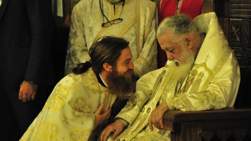 მამა იოვანე და ილია მეორე