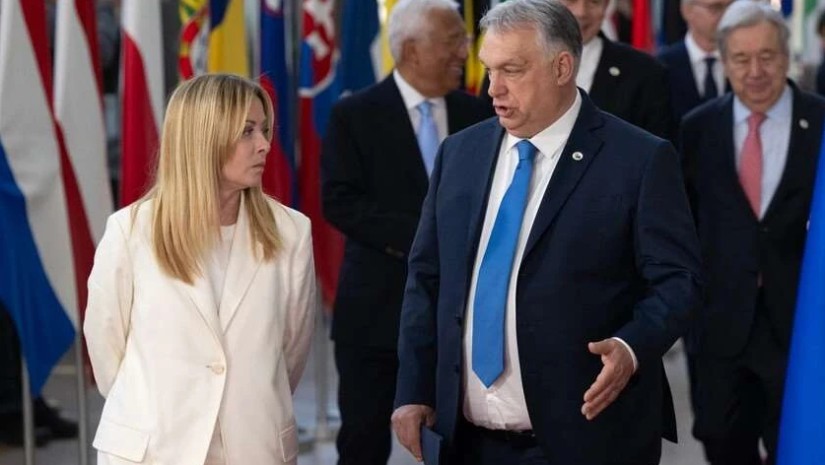 ჯორჯია მელონი ვიქტორ ორბანი