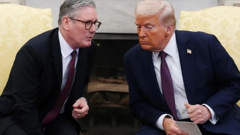 დონალდ ტრამპმა და კირ სტარმერმა