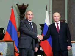 ნიკოლ ფაშინიანი ვლადიმირ პუტინი