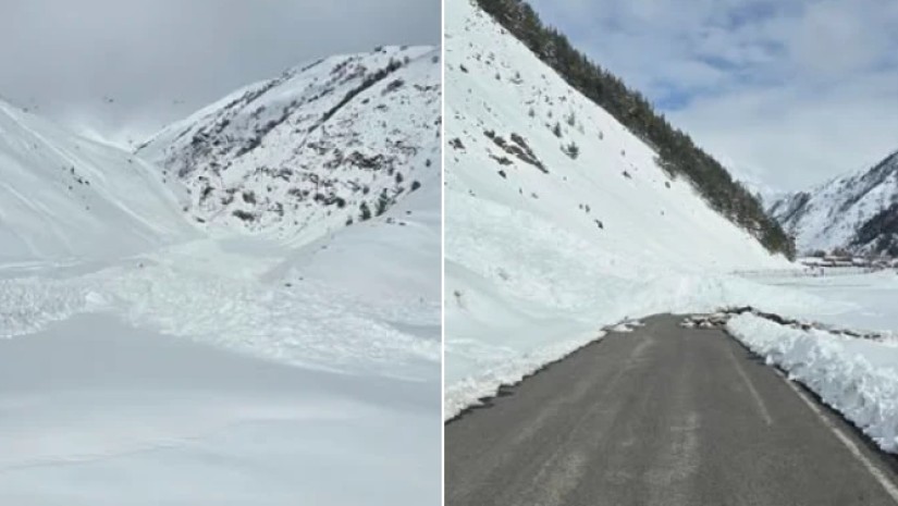 ზვავი ყაზბეგში