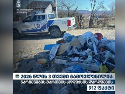 ნარჩენების მართვის კოდექსის დარღვევის 912 ფაქტი 