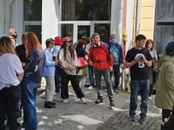 მზია ამაღლობელის მხარდამჭერ აქცია