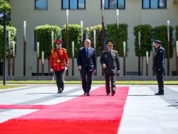 საქართველოს თავდაცვის მინისტრმა აზერბაიჯანელ კოლეგას უმასპინძლა