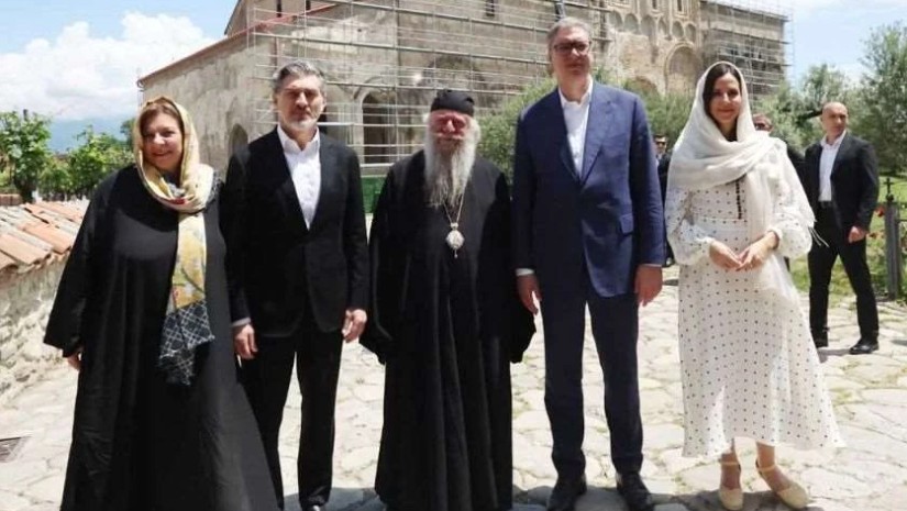 საქართველოსა და სერბეთის პრეზიდენტები მეუღლეებთან ერთად კახეთის რეგიონს ეწვივნენ