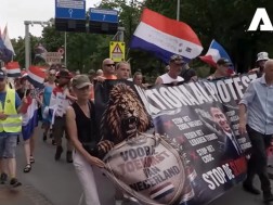 იდერლანდების ხელისუფლების საიმიგრაციო პოლიტიკა და უკრაინის მხარდაჭერა გააპროტესტეს