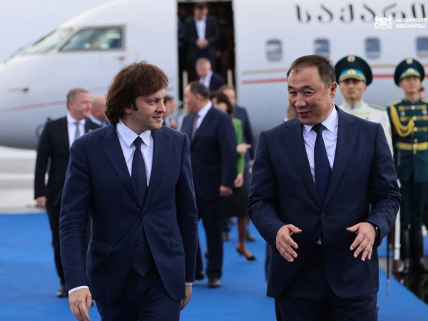 ირაკლი კობახიძე ოფიციალური ვიზიტით ყაზახეთის რესპუბლიკაში ჩავიდა