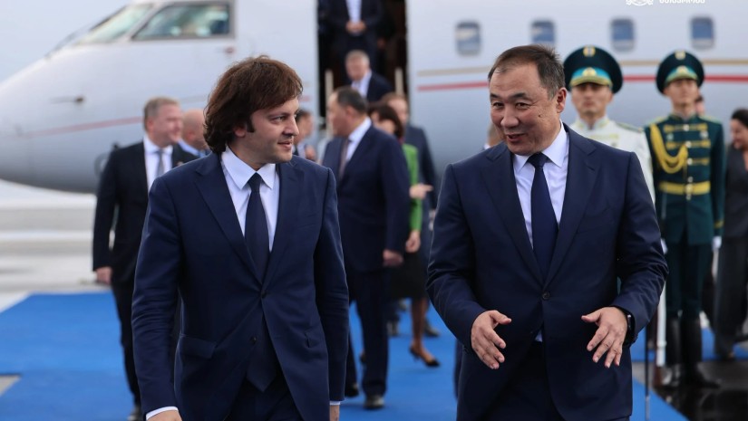 ირაკლი კობახიძე ოფიციალური ვიზიტით ყაზახეთის რესპუბლიკაში ჩავიდა