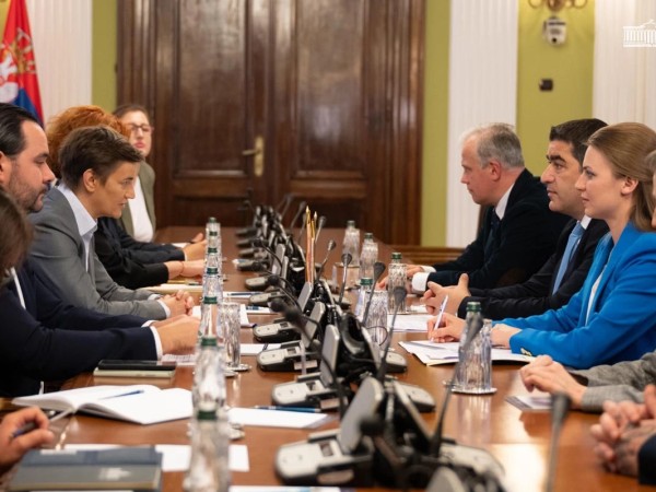 შალვა პაპუაშვილი სერბეთის პარლამენტის თავმჯდომარეს შეხვდა