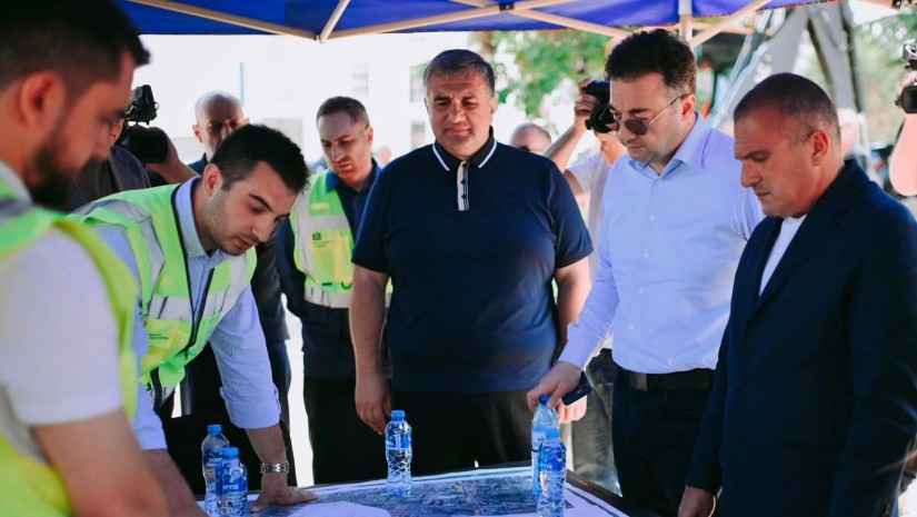 დავით სონღულაშვილი თელავში სტიქიის სალიკვიდაციო და პრევენციულ სამუშაოებს გაეცნო
