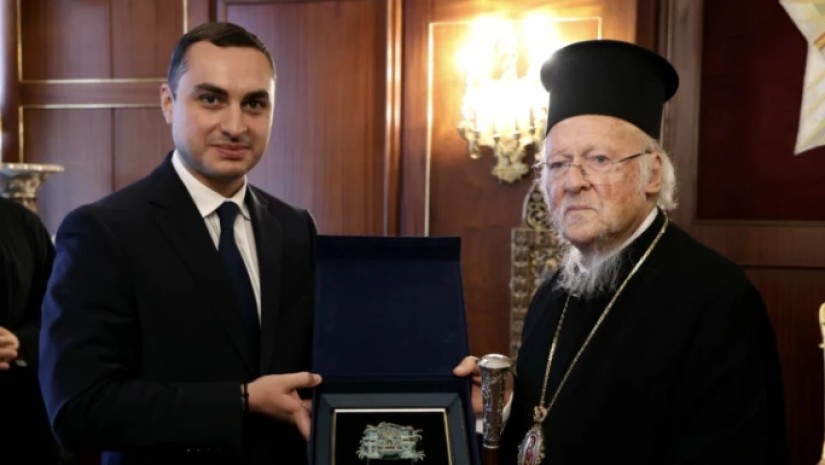 გიორგი ჯინჭარაძე სტამბოლში მსოფლიო პატრიარქს შეხვდა