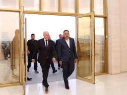სულხან თამაზაშვილი ყირგიზ კოლეგასთან შეხვედრაზე