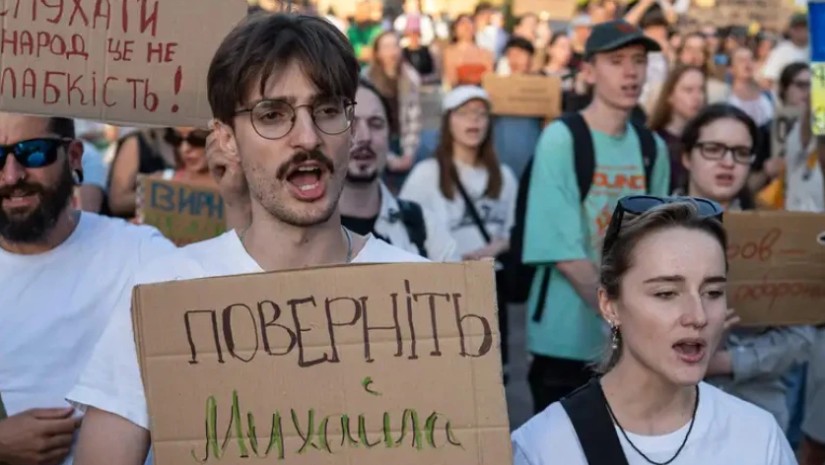 კიევში ფედოროვის მხარდამჭერი აქცია გაიმართა