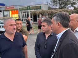 ზუგდიდში გაზგასამართ პუნქტთან არსებულ ვითარებას ზუგდიდის მერი გაეცნო