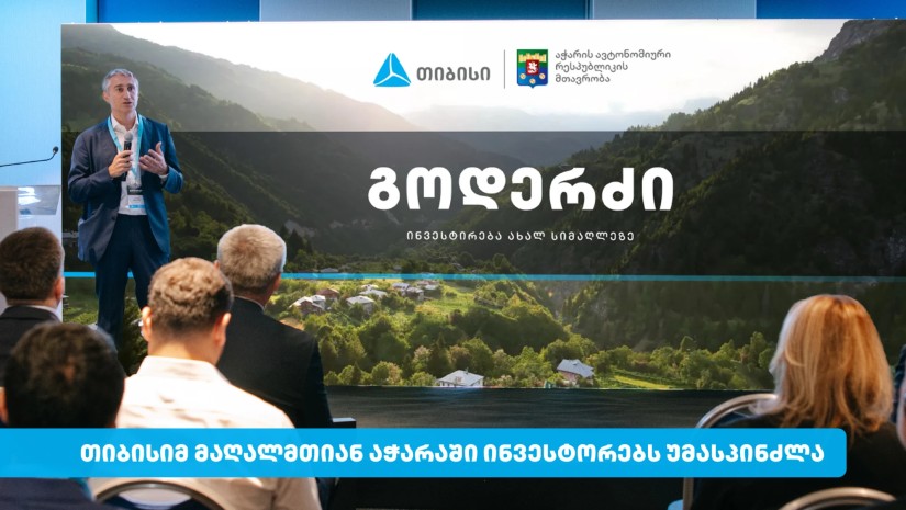 თიბისიმ კურორტ გოდერძიზე საინვესტიციო ღონისძიება გამართა