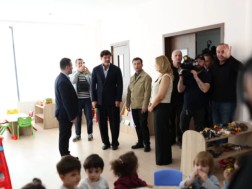 თბილისის მერმა სამგორის რაიონში ახალი საბავშვო ბაგა-ბაღი დაათვალიერა თბილისის მერმა სამგორის რაიონში ახალი საბავშვო ბაგა-ბაღი დაათვალიერა