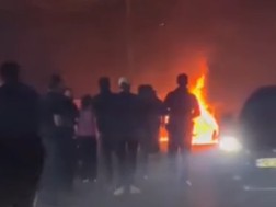 მანქანა დაიწვა