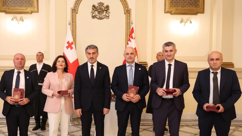 მიხეილ ყაველაშვილმა სტატისტიკის ეროვნული სამსახურის ხუთი თანამშრომელი ღირსების მედლით დააჯილდოვა