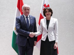 მაკა ბოჭორიშვილი ტაჯიკეთის რესპუბლიკის საგარეო საქმეთა მინისტრს სიროჯიდინ მუხრიდინს შეხვდა მაკა ბოჭორიშვილი ტაჯიკეთის რესპუბლიკის საგარეო საქმეთა მინისტრს სიროჯიდინ მუხრიდინს შეხვდა